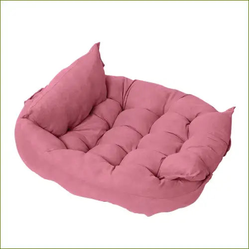 Lit en couleur rose