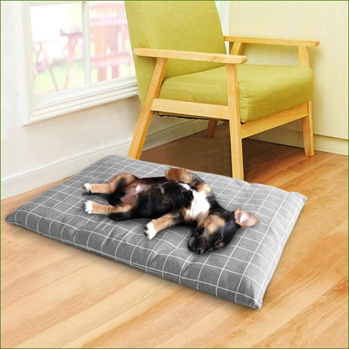 Coussin pour chien PiLo déhoussable , design , pas cher - modèle gris