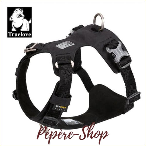 Harnais anti traction TRUELOVE - Harnais pour chien qui tire ajustable , en nylon - -PEPERE SHOP