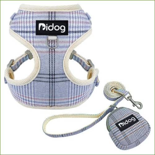 Harnais Pour Bichon Maltais Et Chien De Petite Taille Midog Bleu / S