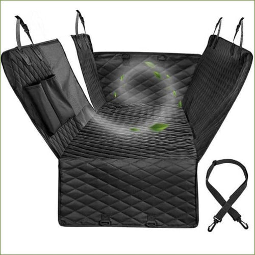 Housse de protection voiture PETLINE pour chien Noir / 152x143cm
