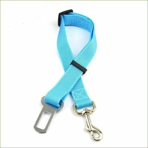 Laisse de sécurité pour transport du chien en véhicule -bleu clair / M-PEPERE SHOP