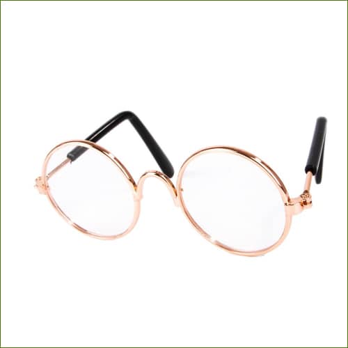 Lunettes De Soleil Rondes Pour Petit Chien Transparent