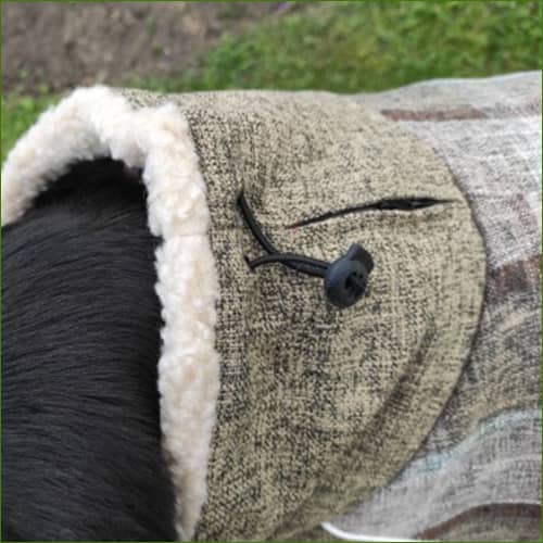 Manteau Style Écossais Pour Chiens Lévriers