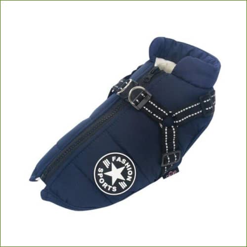 Manteau Harnais Bleu Foncé / S