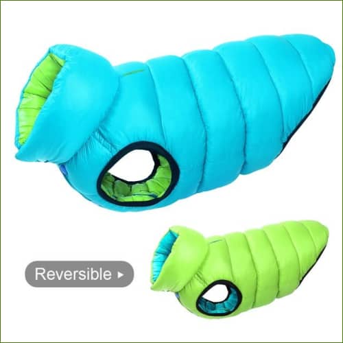 Manteau Pour Boxer Imperméable Et Réversible Vert / S35(L) Manteau Grand Chien