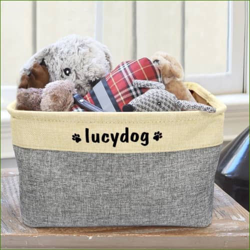 Bac De Rangement Personnalisé Pour Accessoires Chiens Bac Chien