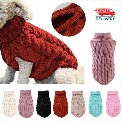 Pull chaud à col roulé en coton - -PEPERE SHOP