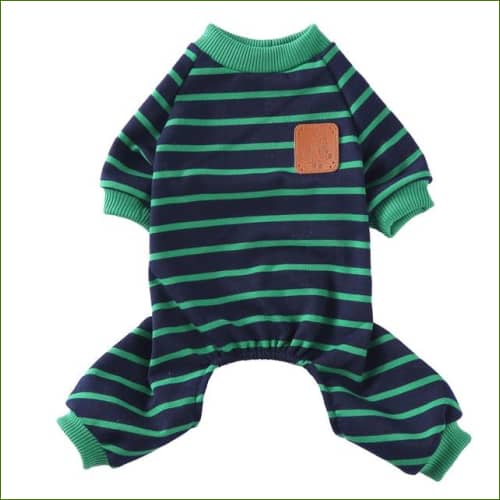 Pyjama À Rayure Pour Petit Chien 61 / Xs
