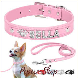 Collier mini chic et cosy avec personnalisation par lettre en strass