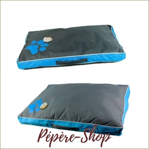 Matelas pour chien pas cher, solide avec poignée et imperméable - Bleu / 70X45X6CM- 