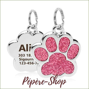 Médaille gravée pour chien - modèle design de luxe