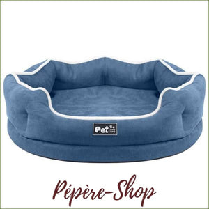 Panier PRANA à mémoire de forme déhoussable - Bleu / L- 