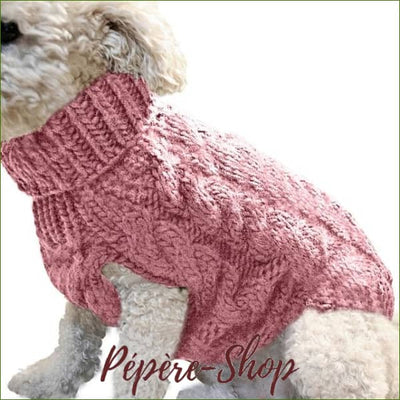 Pull chaud à col roulé en coton - 06 / XL- 