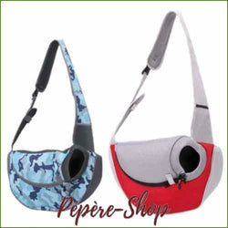 Sac bandoulière pour chien ou chat WELLPET Design en polyester - -PEPERE SHOP
