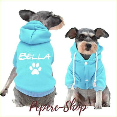 Sweat Personnalisable Pour Petit Chien Avec Capuche -  